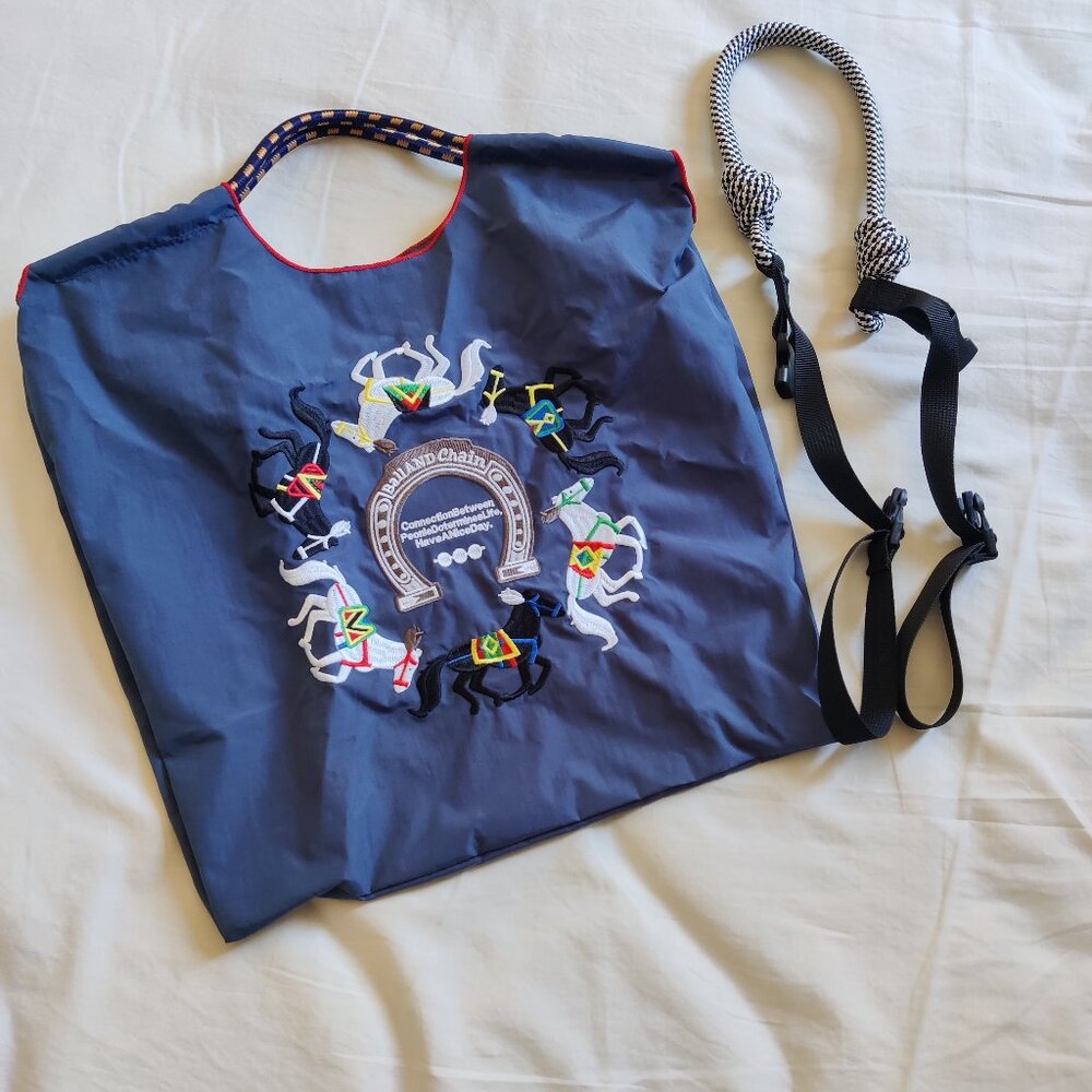 NEW Lightweight Packable Reusable Shopping Tote Bag with Shoulder Strap